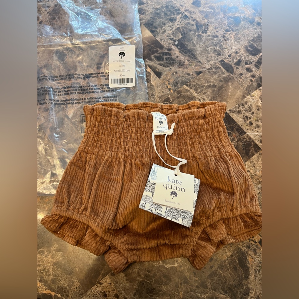 Kate Quinn Cinnamon Ribbed Shorts